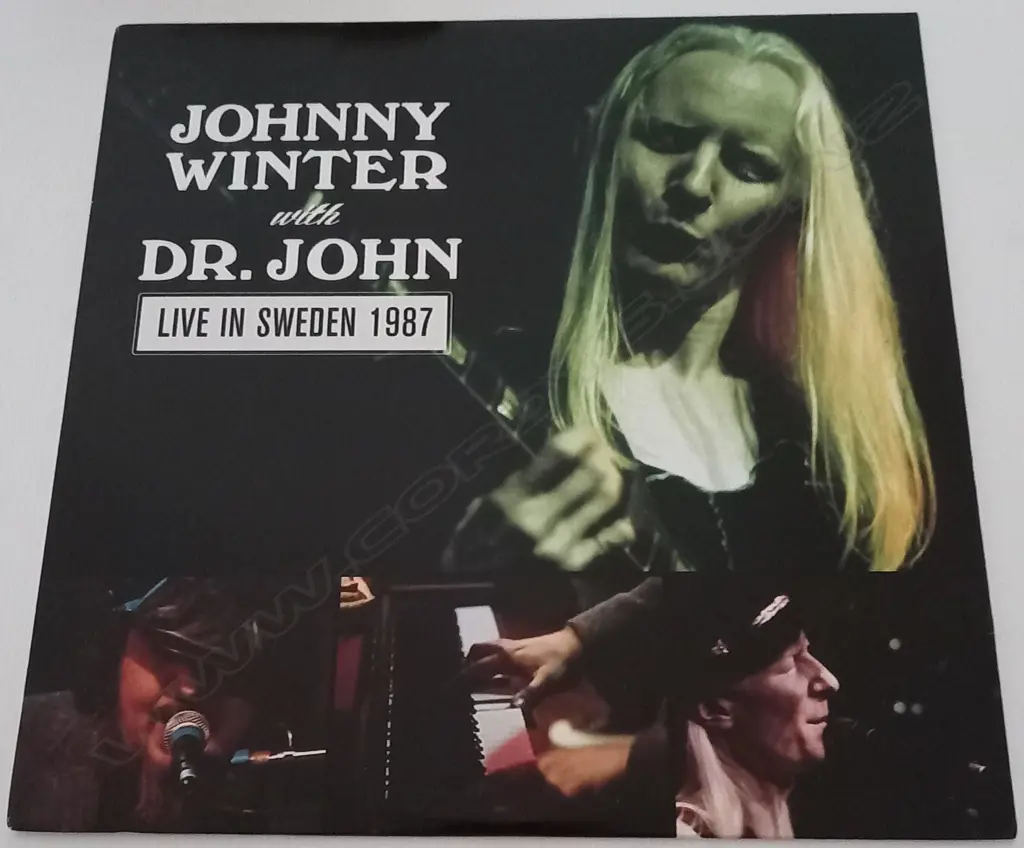 Johnny Winter with Dr. John, Live In Sweden 1987 Image 1++